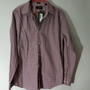 Stitch Fix Plaid button Down Slim fit M NWT